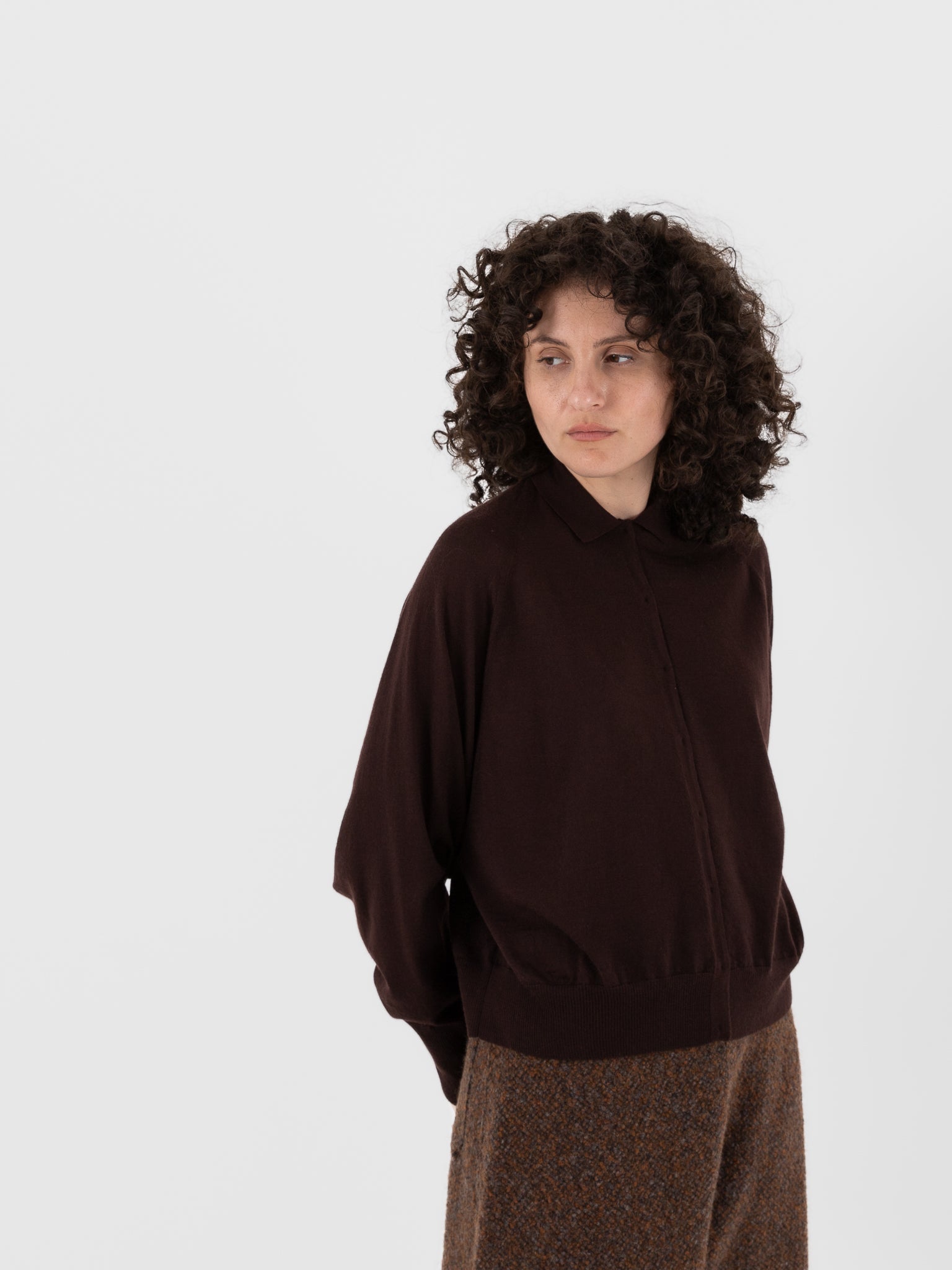 Boboutic Levity Shirt in Brown - BOBOUTIC at Worthwhile - shop TOP