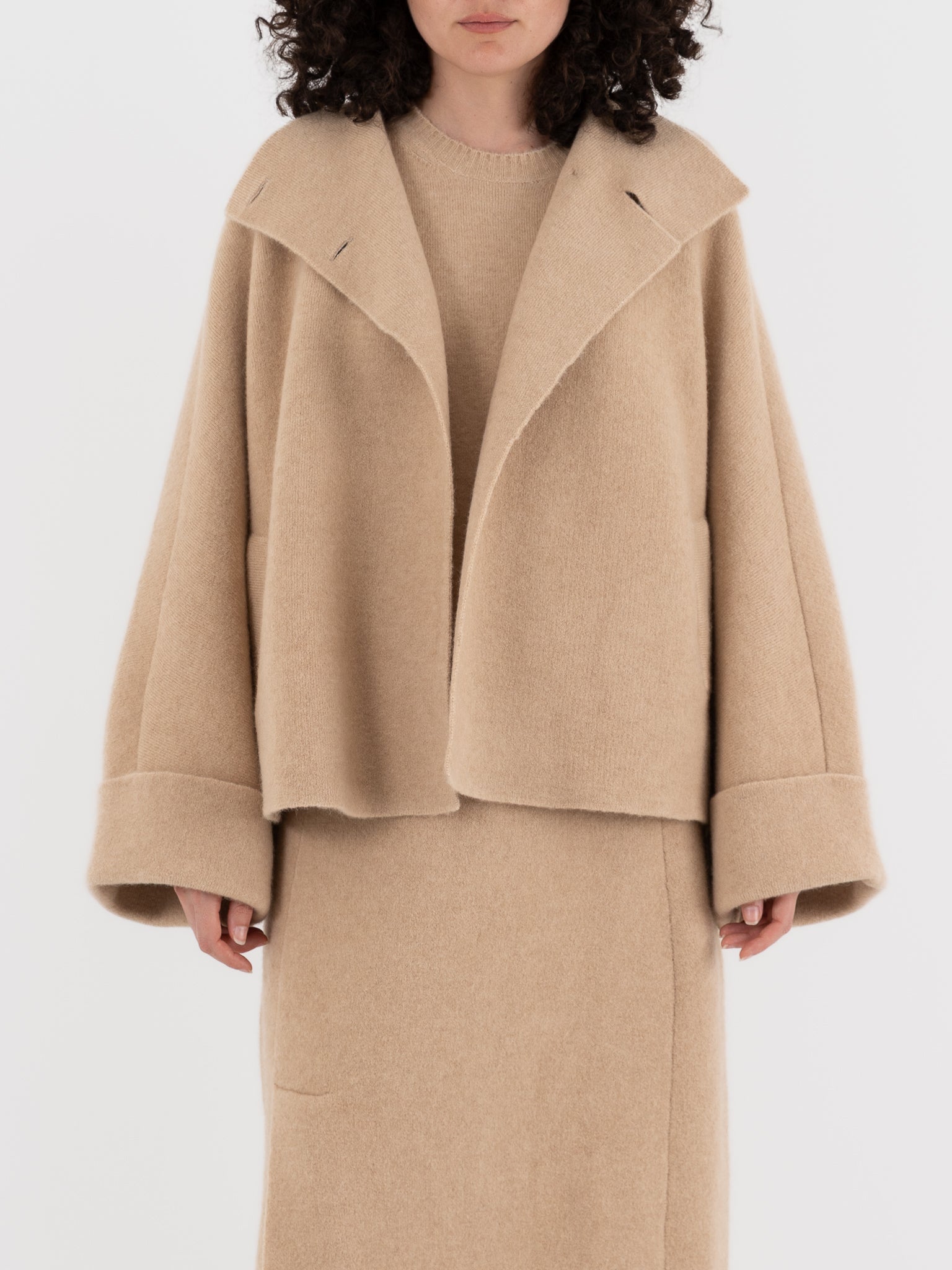 Boboutic Caresse Double Breasted Jacket in Albino - BOBOUTIC at Worthwhile - shop JACKET