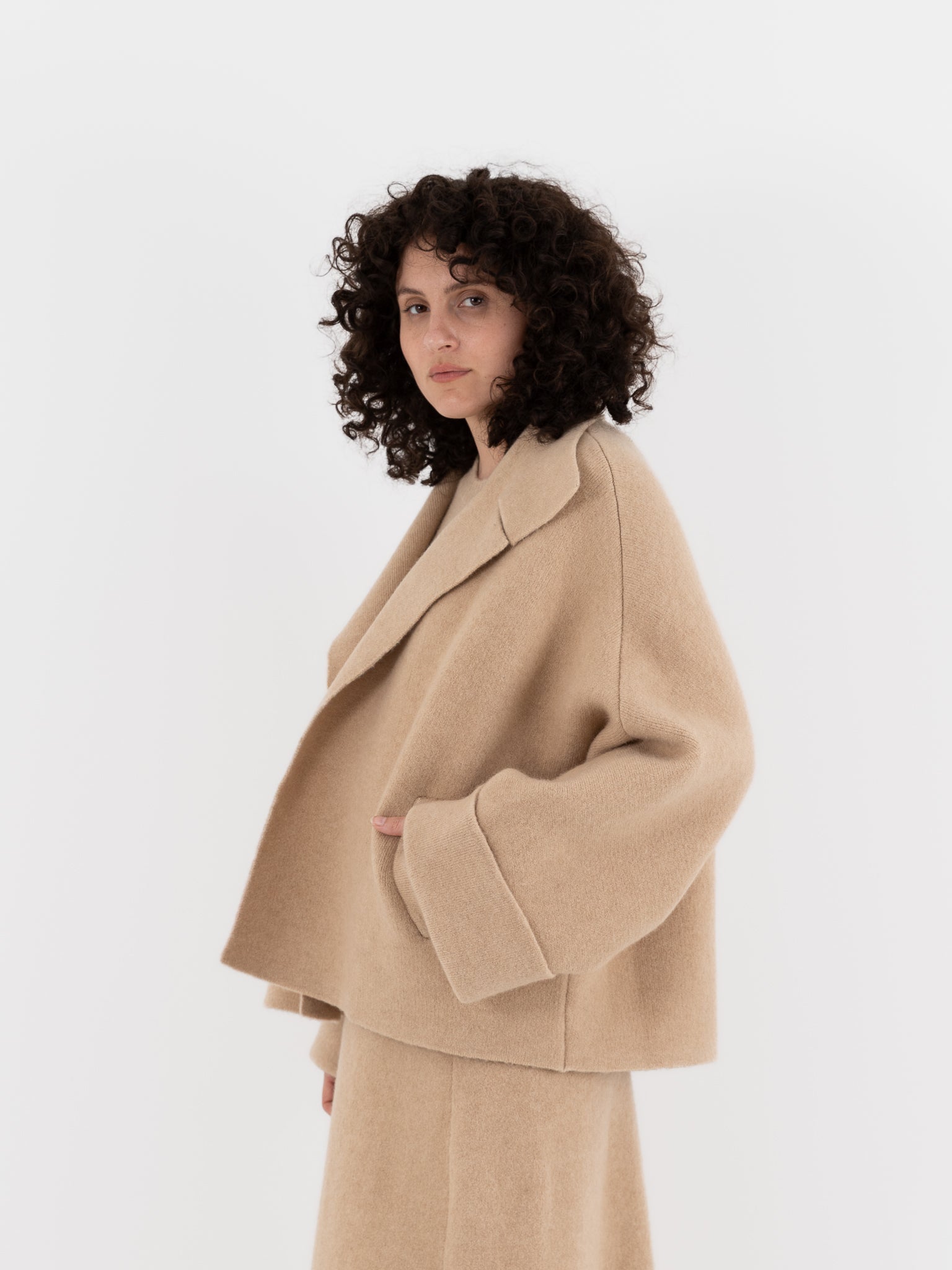 Boboutic Caresse Double Breasted Jacket in Albino - BOBOUTIC at Worthwhile - shop JACKET