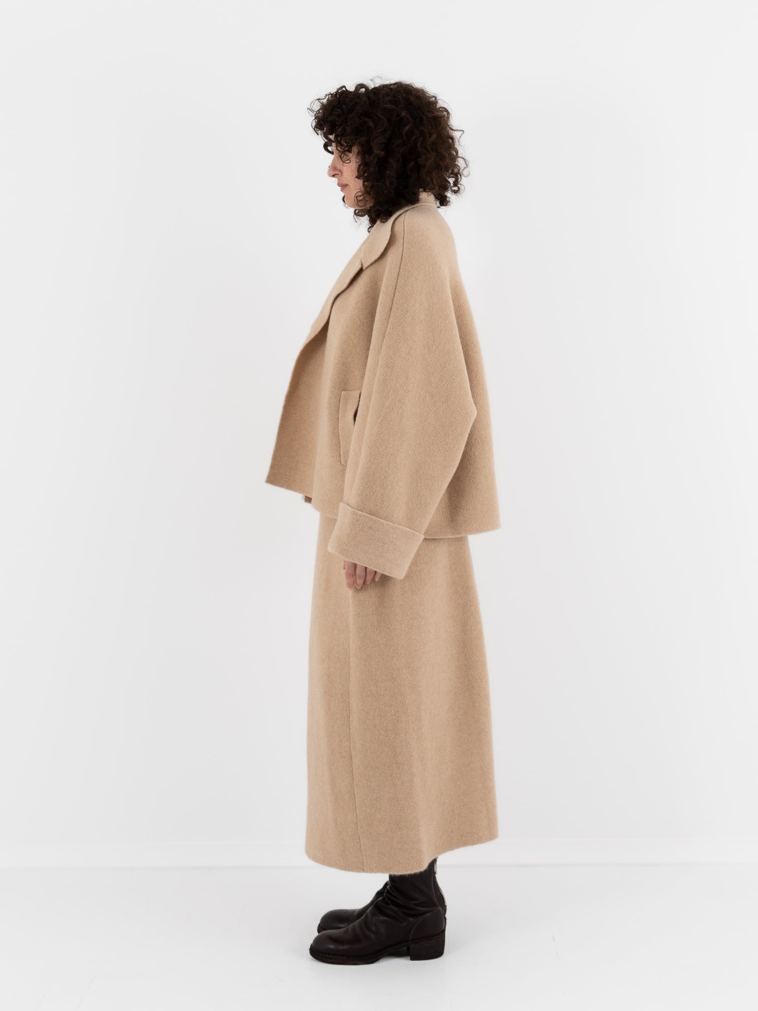 Boboutic Caresse Double Breasted Jacket in Albino - BOBOUTIC at Worthwhile - shop JACKET
