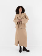Boboutic Caresse Double Breasted Jacket in Albino - BOBOUTIC at Worthwhile - shop JACKET