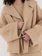 Boboutic Caresse Double Breasted Jacket in Albino - BOBOUTIC at Worthwhile - shop JACKET