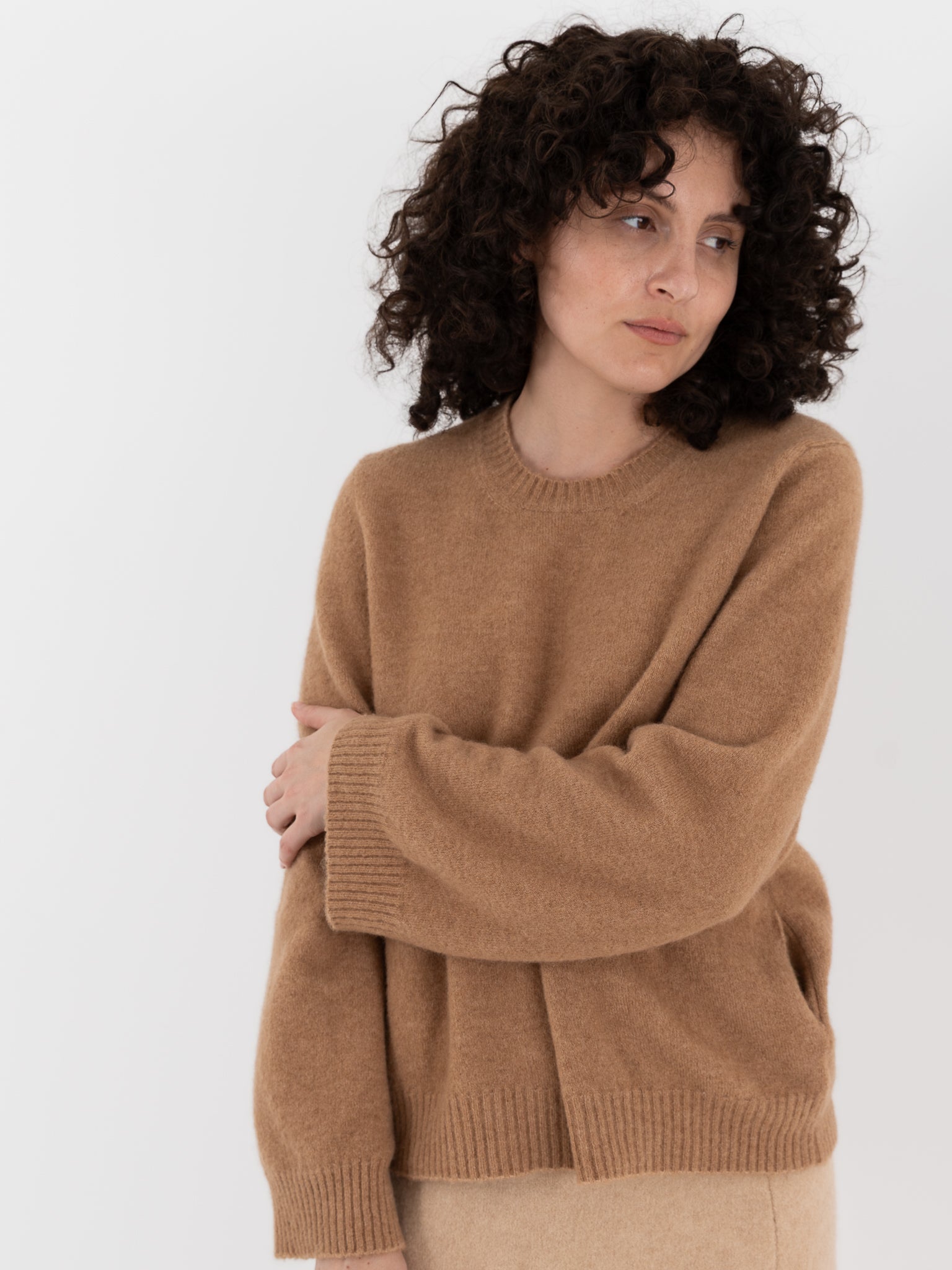 Boboutic Caresse Sweater in Caramel - BOBOUTIC at Worthwhile - shop SWEATER