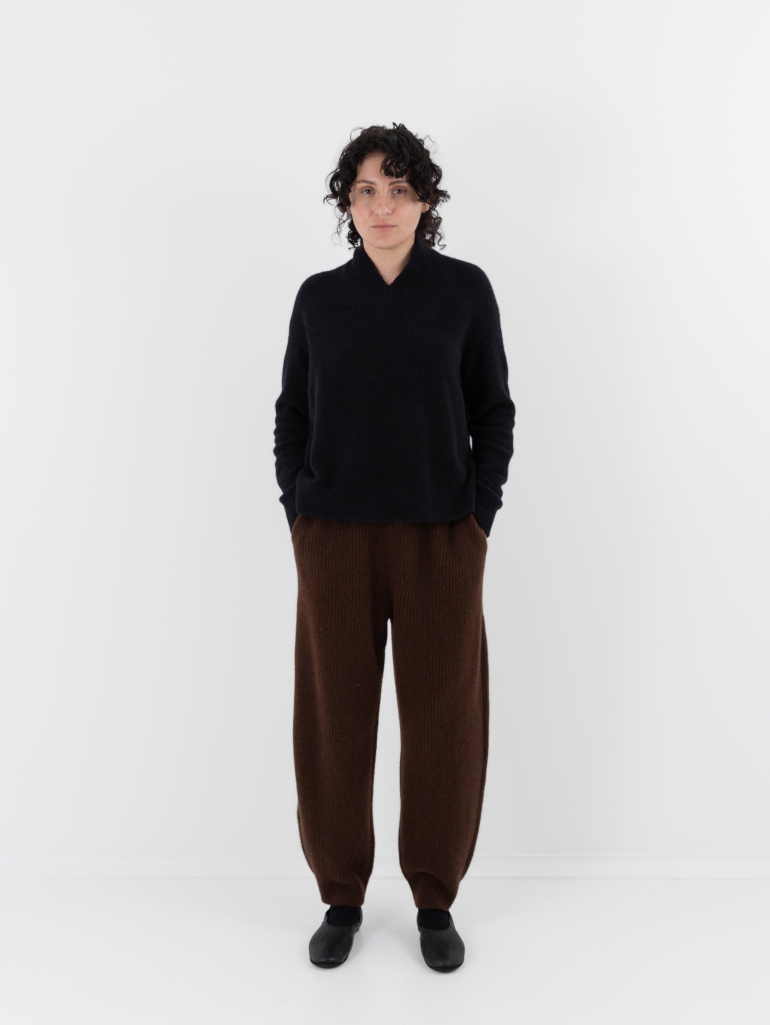 Boboutic Gemini Ribbed Pant in Chestnut - BOBOUTIC at Worthwhile - shop PANT