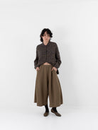 Boboutic Hypnosis Skirt-Pants in Bark Green - BOBOUTIC at Worthwhile - shop PANT