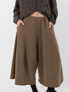 Boboutic Hypnosis Skirt-Pants in Bark Green - BOBOUTIC at Worthwhile - shop PANT