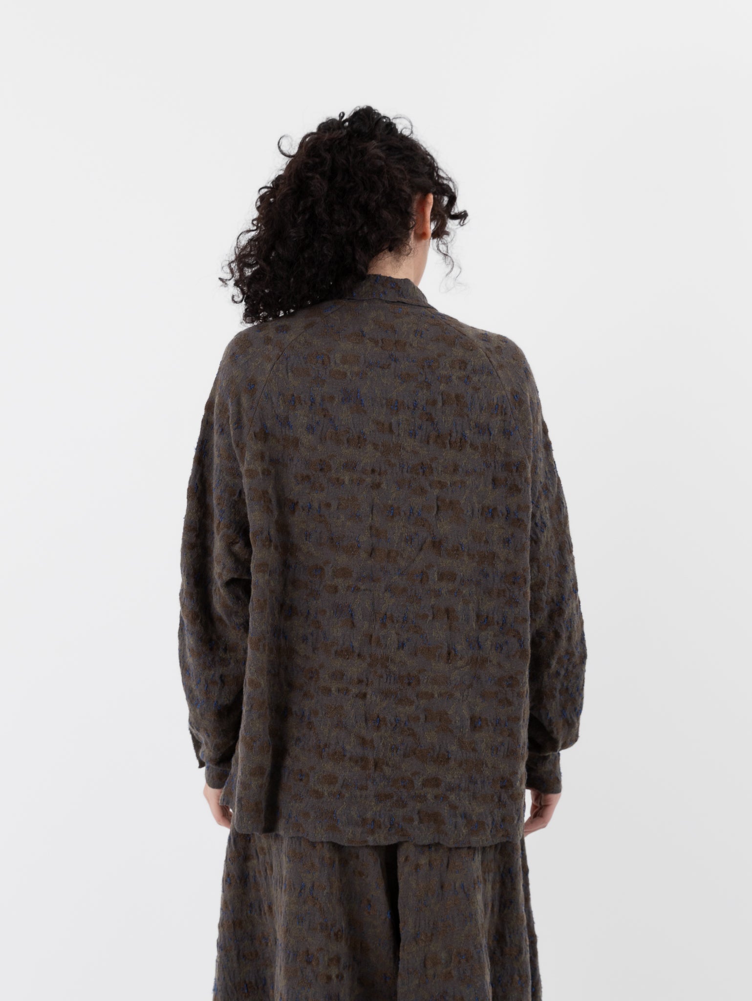 Boboutic Semina Shirt Jacket in Grey Moss Mix - BOBOUTIC at Worthwhile - shop JACKET