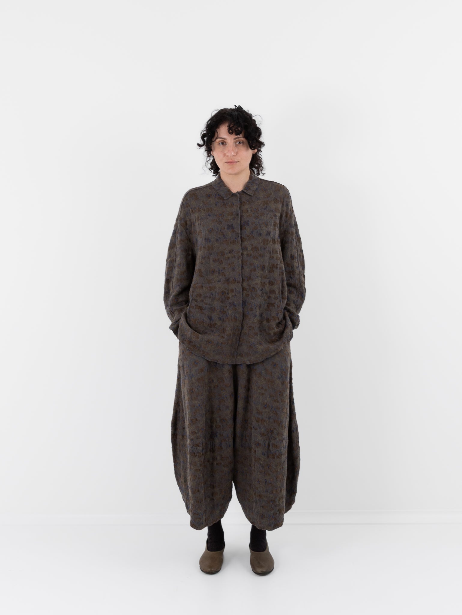 Boboutic Semina Skirt-Pants in Grey Moss Mix - BOBOUTIC at Worthwhile - shop PANT