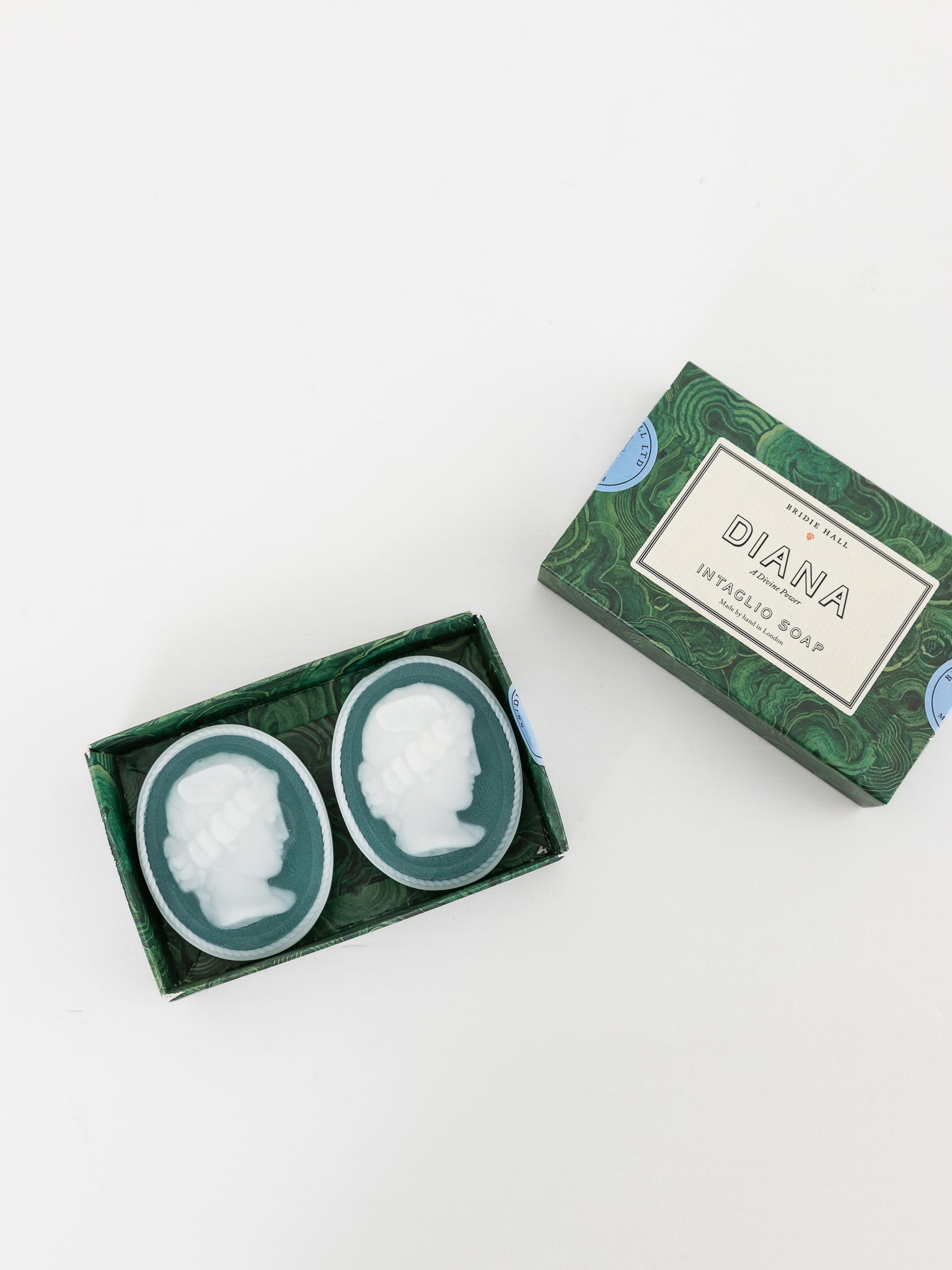 Bridie Hall Diana Intaglio Soap, Aqua Minerals & Sea Kelp - Worthwhile