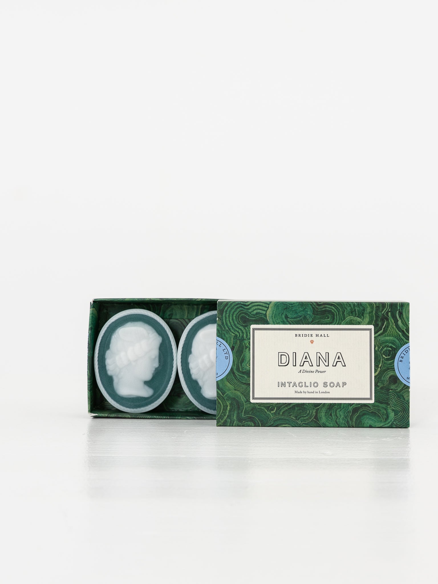 Bridie Hall Diana Intaglio Soap, Aqua Minerals & Sea Kelp - Worthwhile