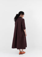 Casey Casey A-Line Dress in Ebony - CASEY CASEY at Worthwhile - shop DRESS