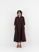 Casey Casey A-Line Dress in Ebony - CASEY CASEY at Worthwhile - shop DRESS