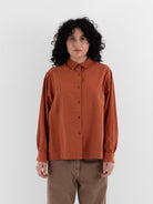 Casey Casey Biggy Shirt in Brick - CASEY CASEY at Worthwhile - shop TOP