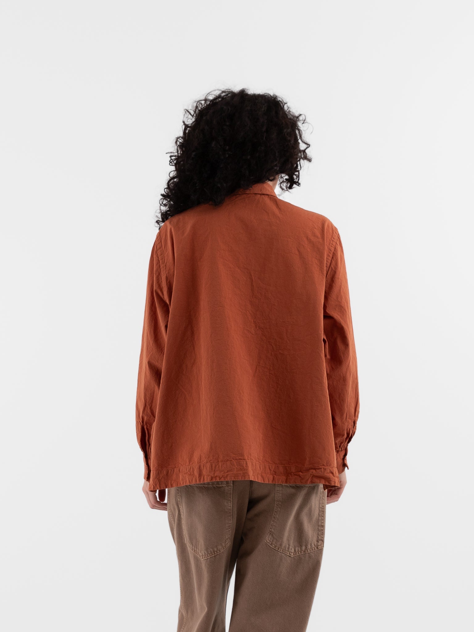 Casey Casey Biggy Shirt in Brick - CASEY CASEY at Worthwhile - shop TOP