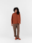 Casey Casey Biggy Shirt in Brick - CASEY CASEY at Worthwhile - shop TOP