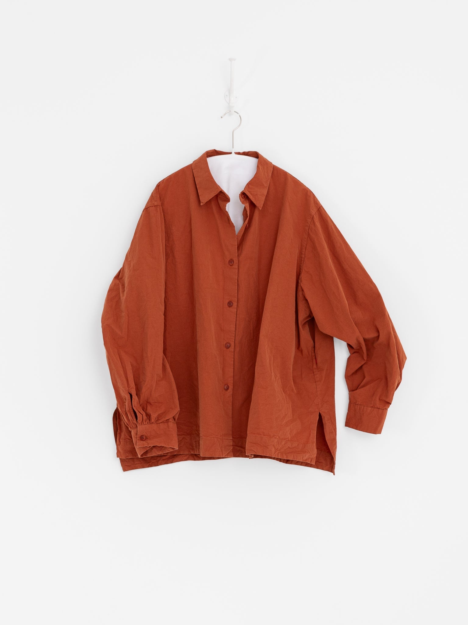 Casey Casey Biggy Shirt in Brick - CASEY CASEY at Worthwhile - shop TOP