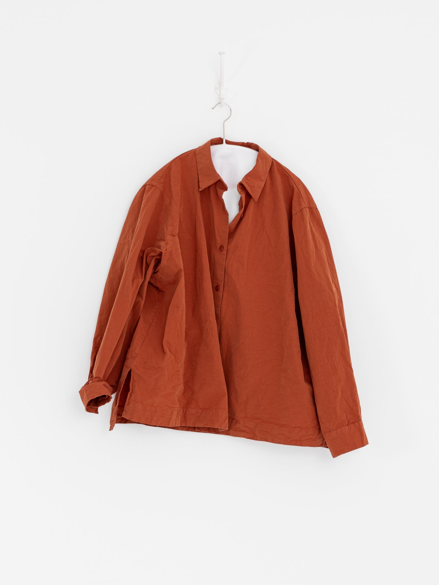Casey Casey Biggy Shirt in Brick - CASEY CASEY at Worthwhile - shop TOP