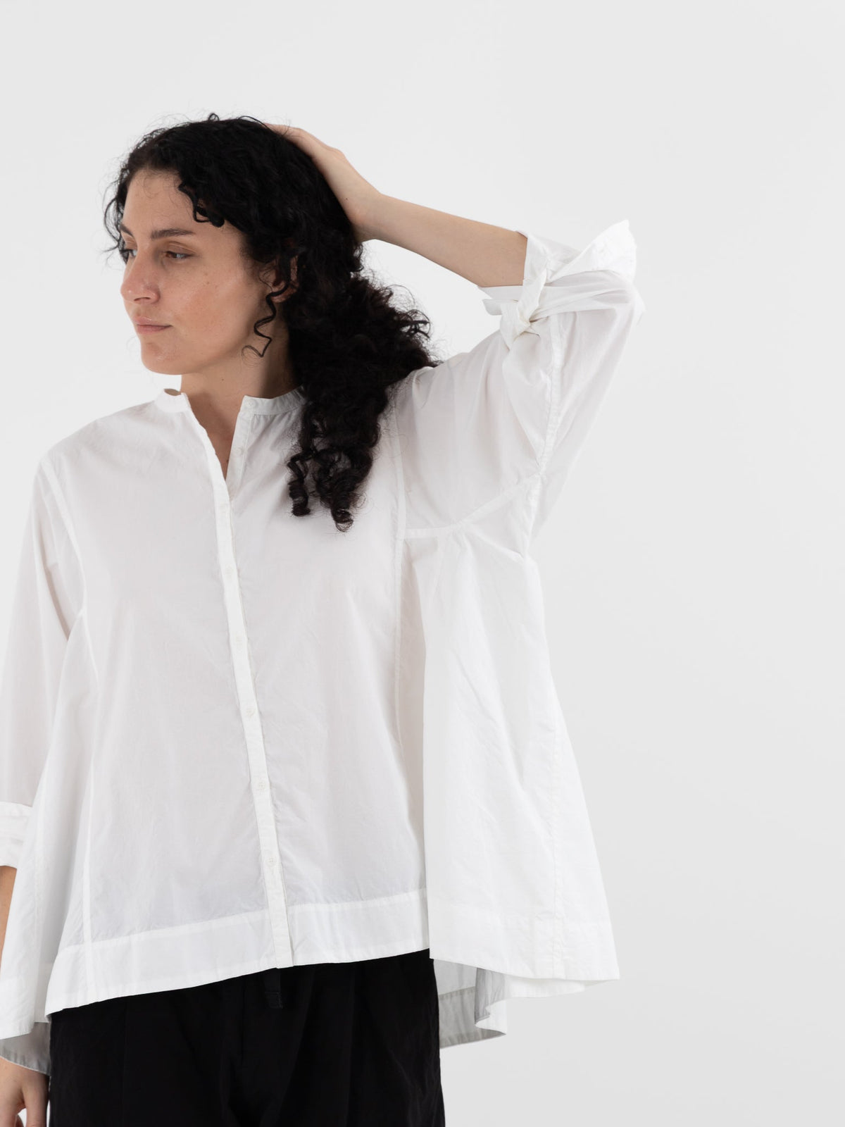 Casey Casey Harmony Shirt in White - CASEY CASEY at Worthwhile - shop TOP
