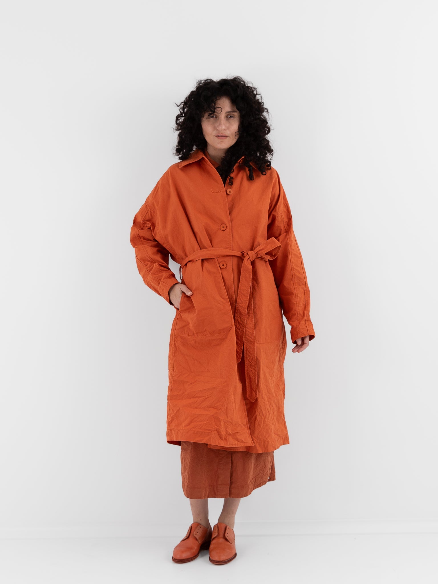 Casey Casey Homia Coat in Terracotta - CASEY CASEY at Worthwhile - shop COAT