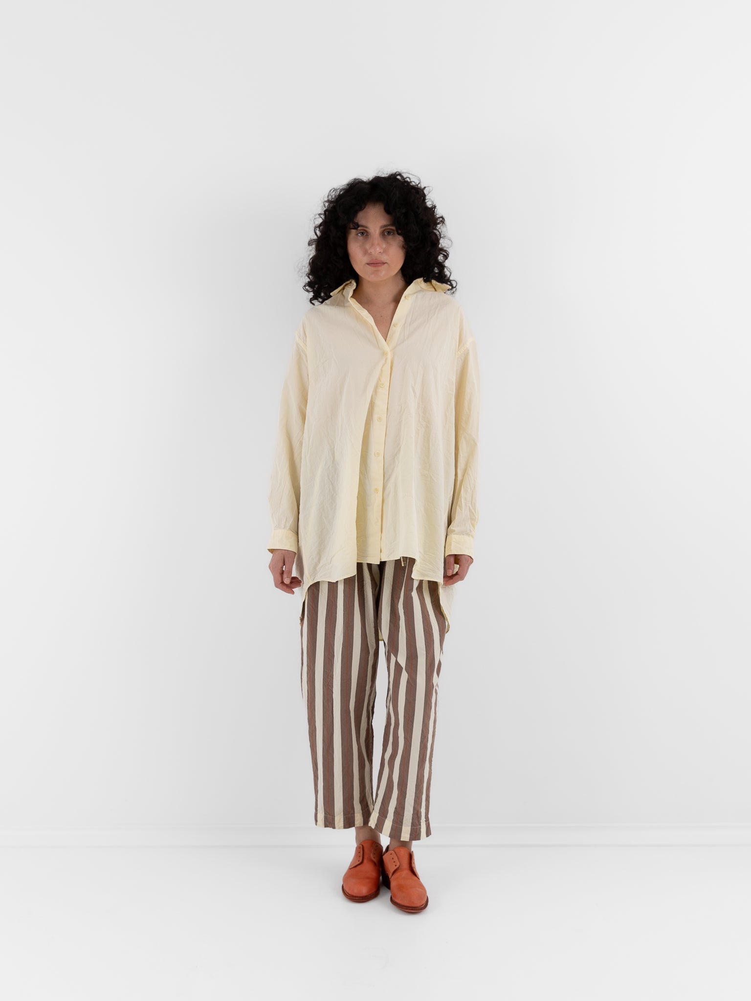 Casey Casey Ikla Shirt in Ivory - CASEY CASEY at Worthwhile - shop TOP