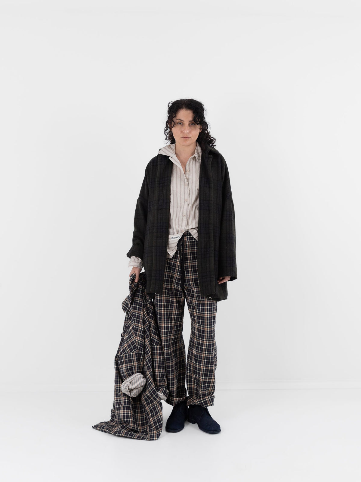 Casey Casey ORSAN FP11 Pant in Check - CASEY CASEY ORSAN at Worthwhile - shop PANT