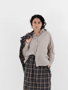 Casey Casey ORSAN Maria Shirt in Natural Stripe - CASEY CASEY ORSAN at Worthwhile - shop TOP