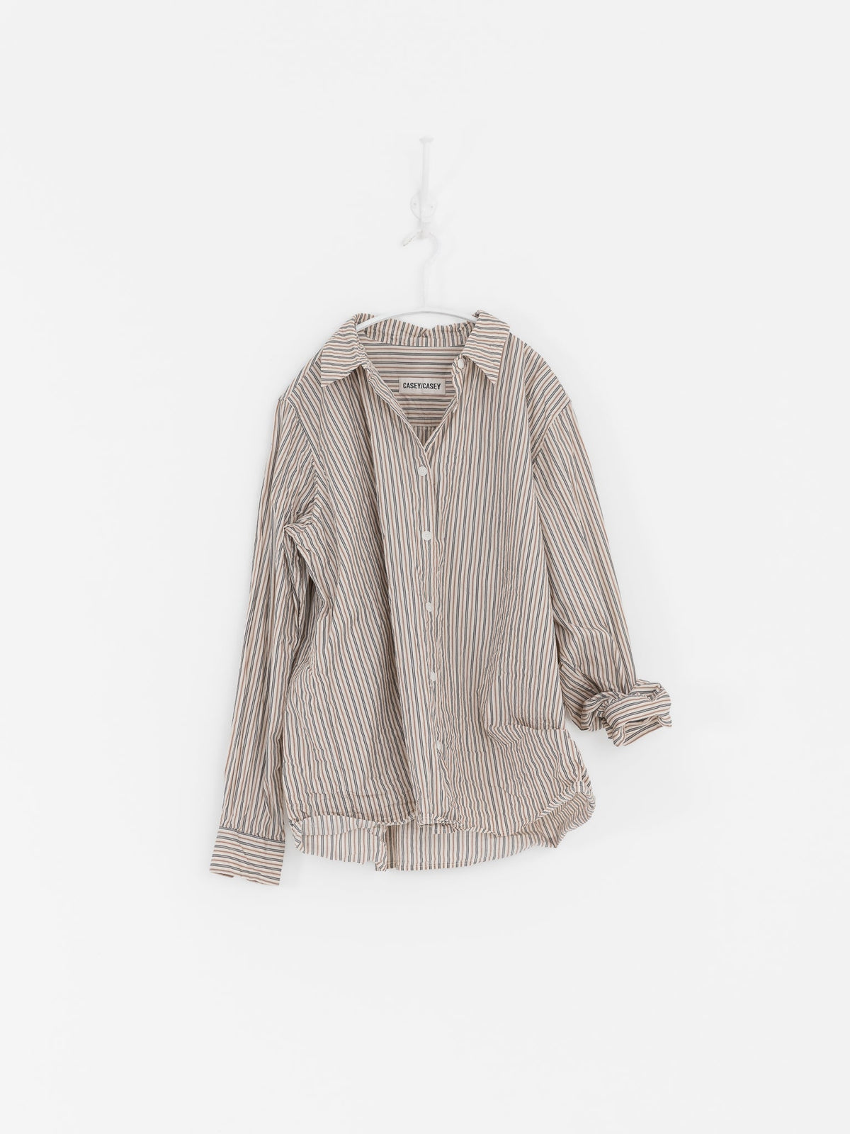 Casey Casey ORSAN Maria Shirt in Natural Stripe - CASEY CASEY ORSAN at Worthwhile - shop TOP