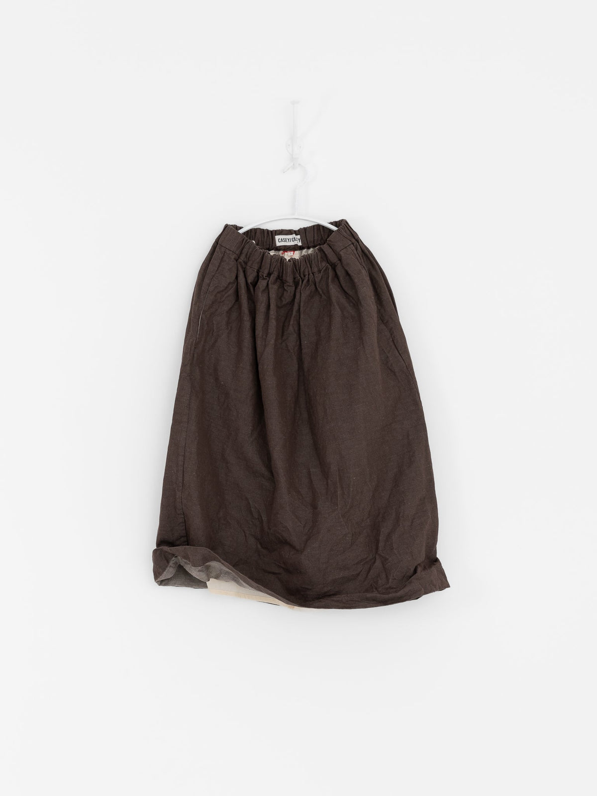Casey Casey ORSAN Simple Skirt in Brown - CASEY CASEY ORSAN at Worthwhile - shop SKIRT