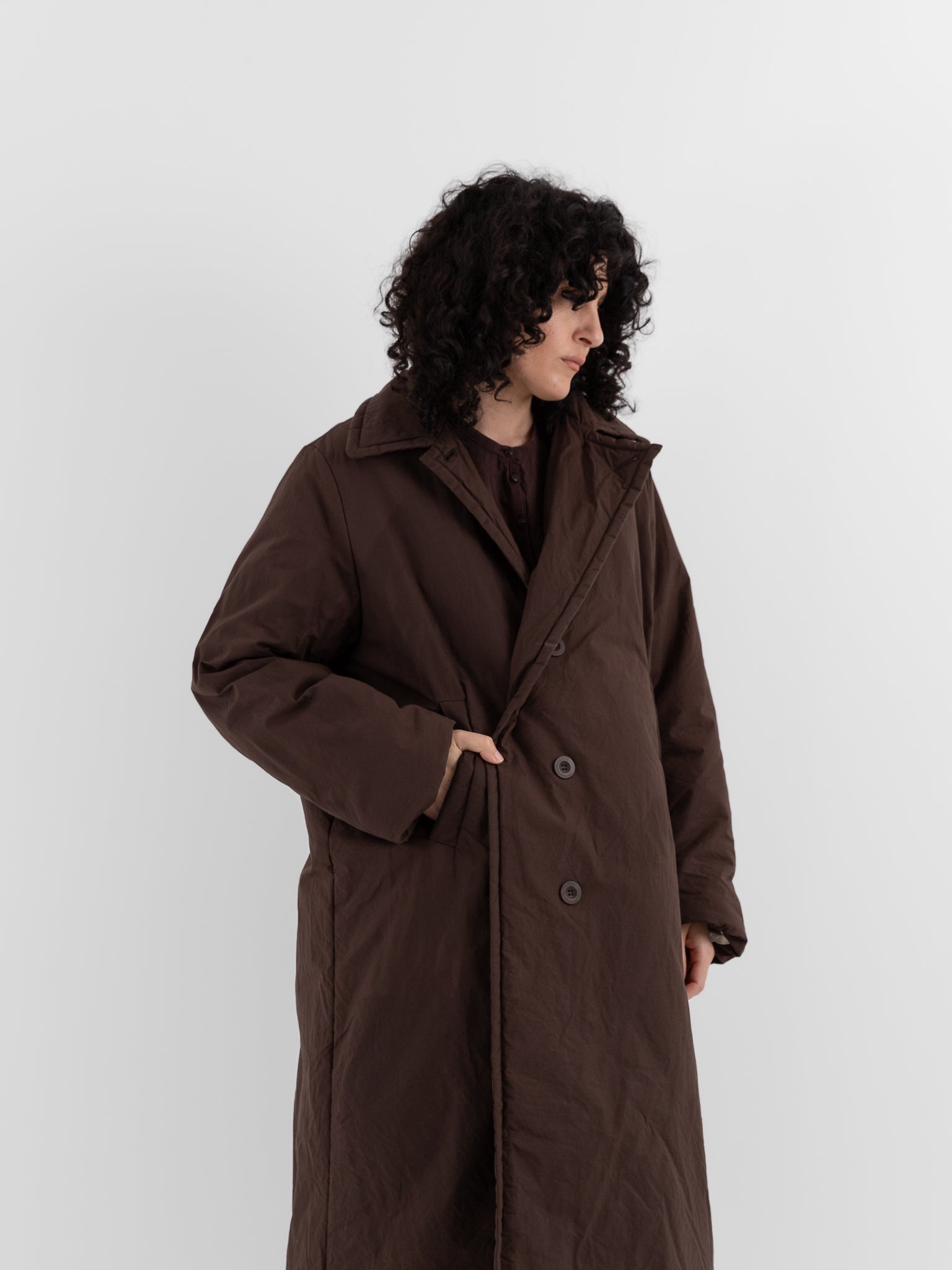 Casey Casey Sally Coat in Ebony - CASEY CASEY at Worthwhile - shop COAT