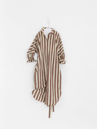 Casey Casey Waga Dress in Beige Stripe - CASEY CASEY at Worthwhile - shop DRESS