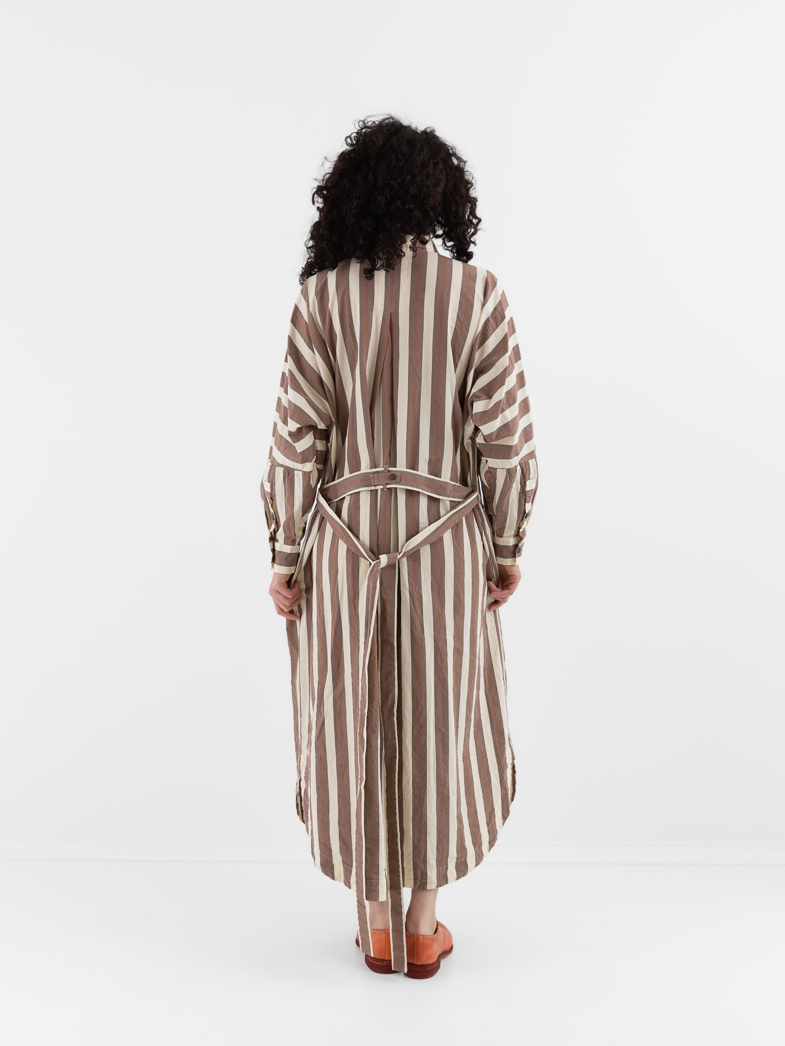 Casey Casey Waga Dress in Beige Stripe - CASEY CASEY at Worthwhile - shop DRESS