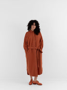 Casey Casey Waga Dress in Brick - CASEY CASEY at Worthwhile - shop DRESS