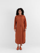 Casey Casey Waga Dress in Brick - CASEY CASEY at Worthwhile - shop DRESS