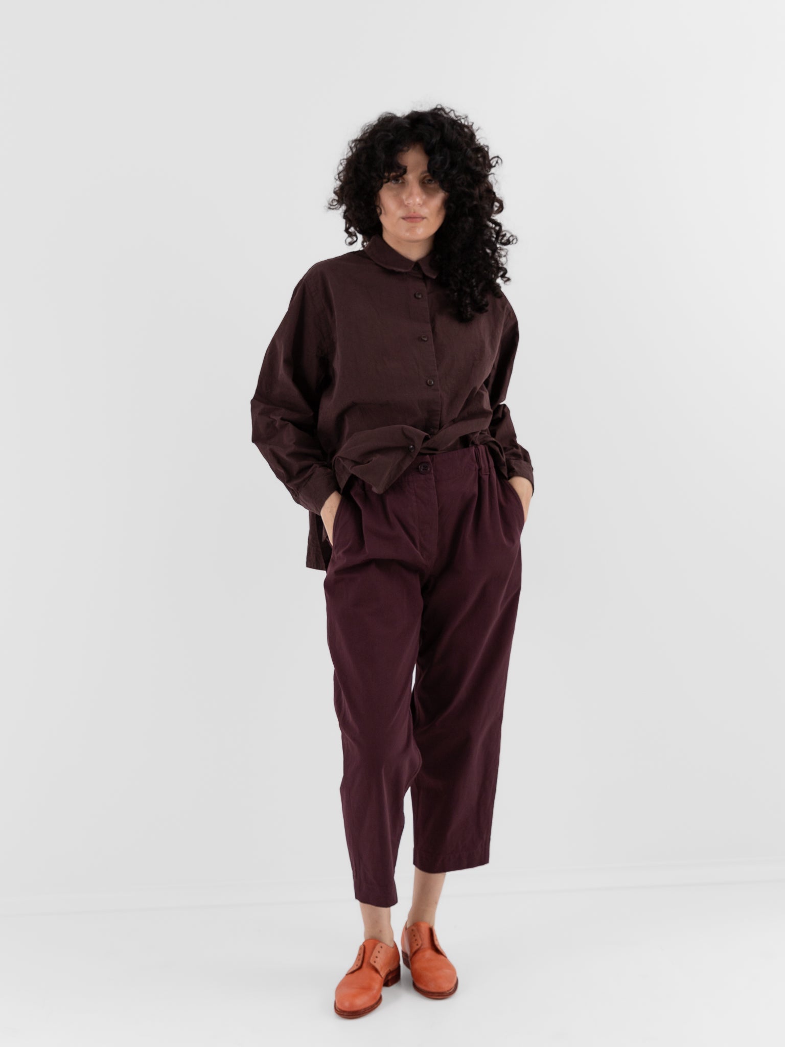 Casey Casey Warren Pant in Mahogany - CASEY CASEY at Worthwhile - shop PANT