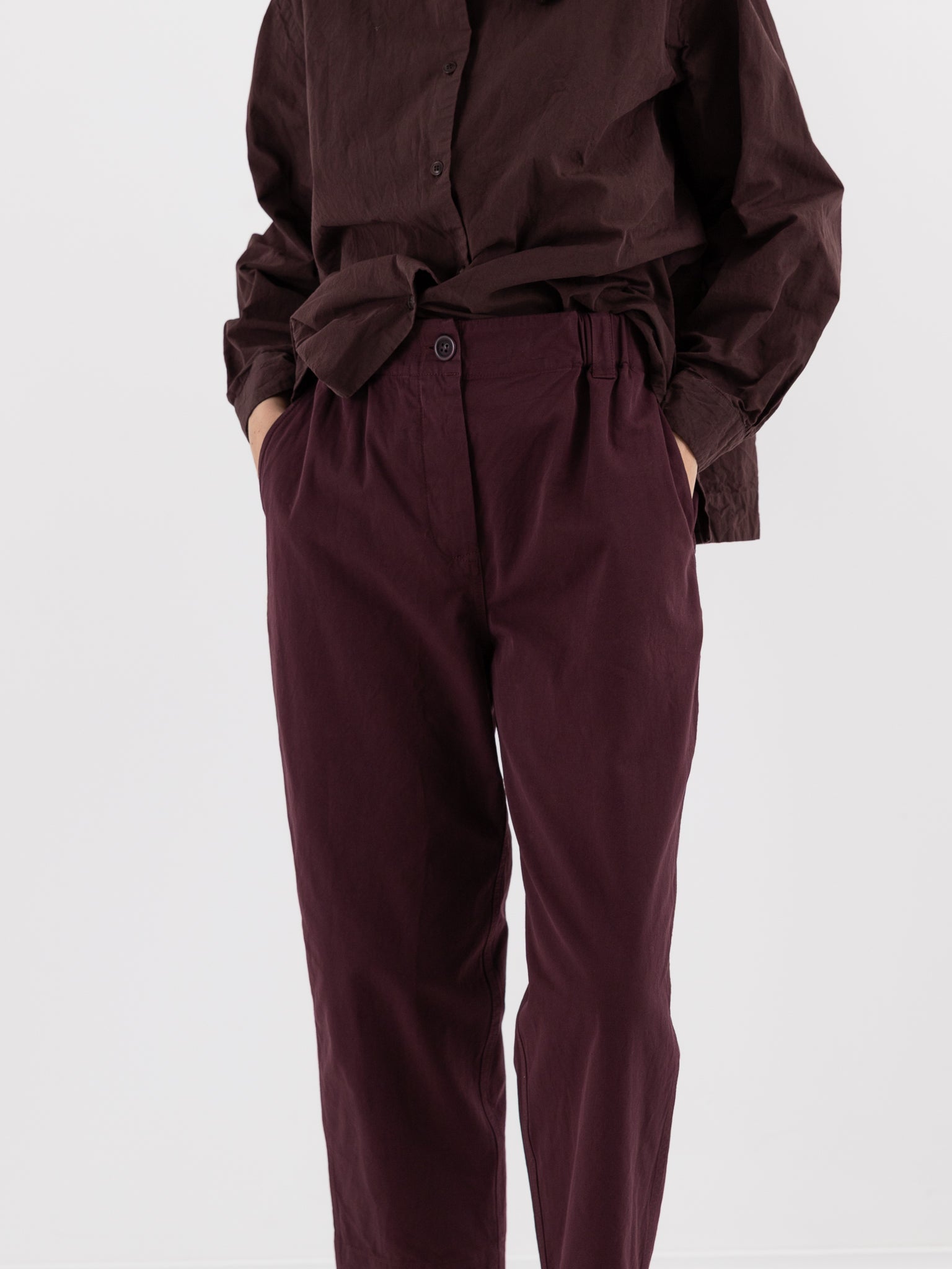 Casey Casey Warren Pant in Mahogany - CASEY CASEY at Worthwhile - shop PANT