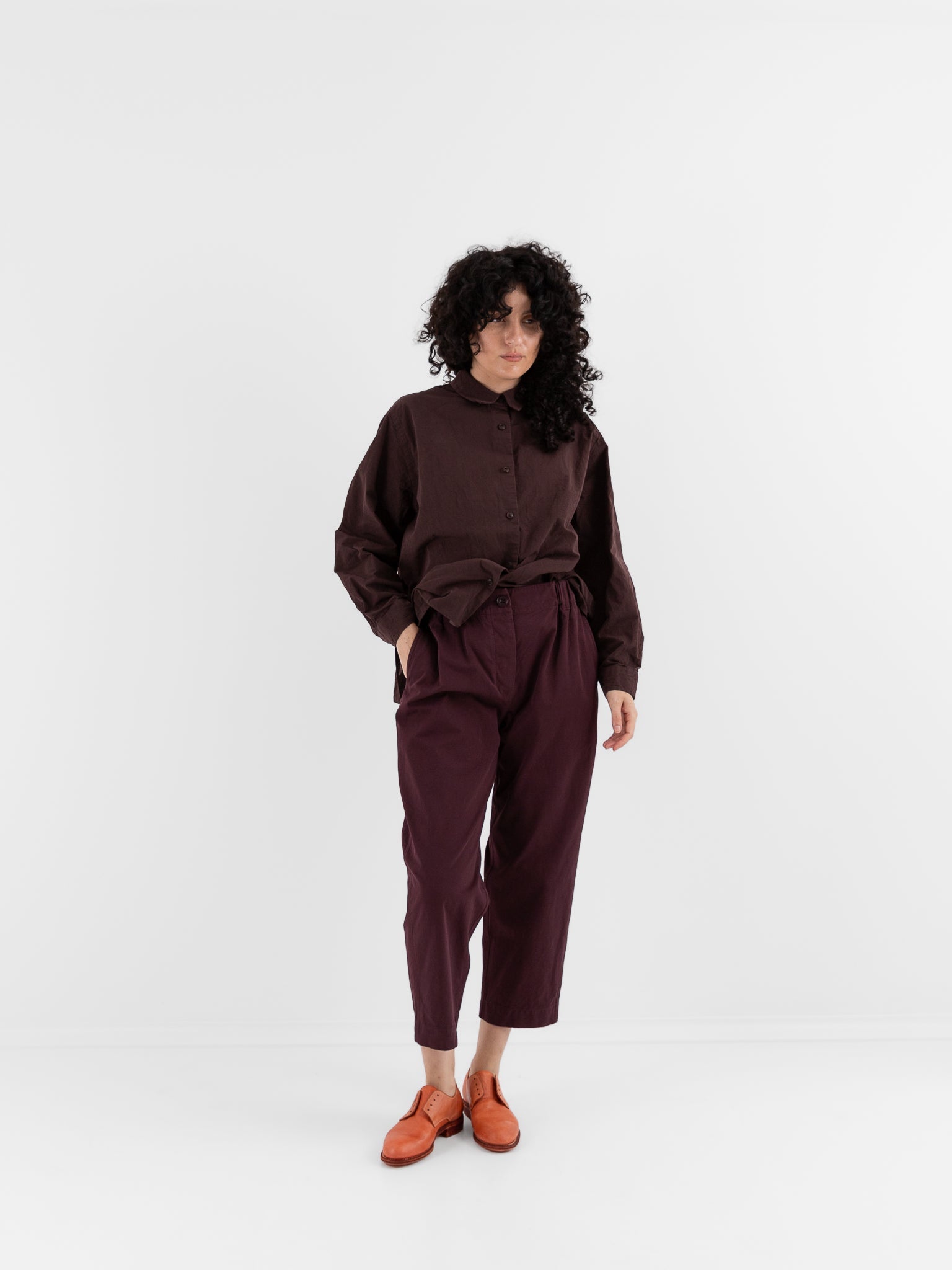 Casey Casey Warren Pant in Mahogany - CASEY CASEY at Worthwhile - shop PANT