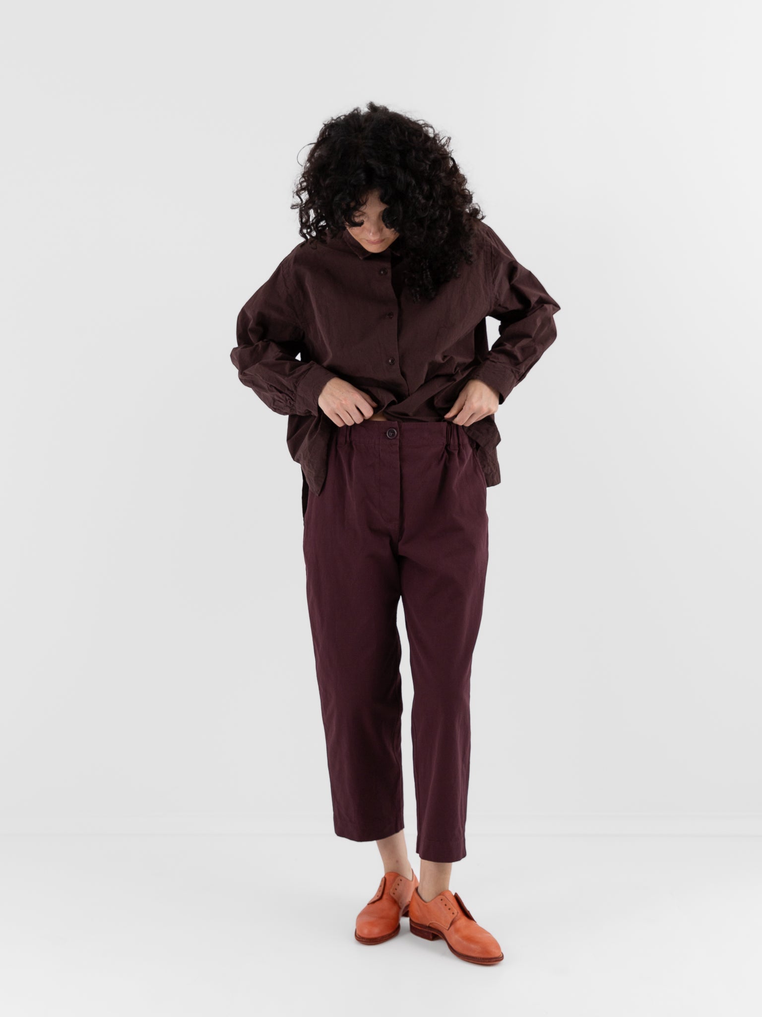 Casey Casey Warren Pant in Mahogany - CASEY CASEY at Worthwhile - shop PANT