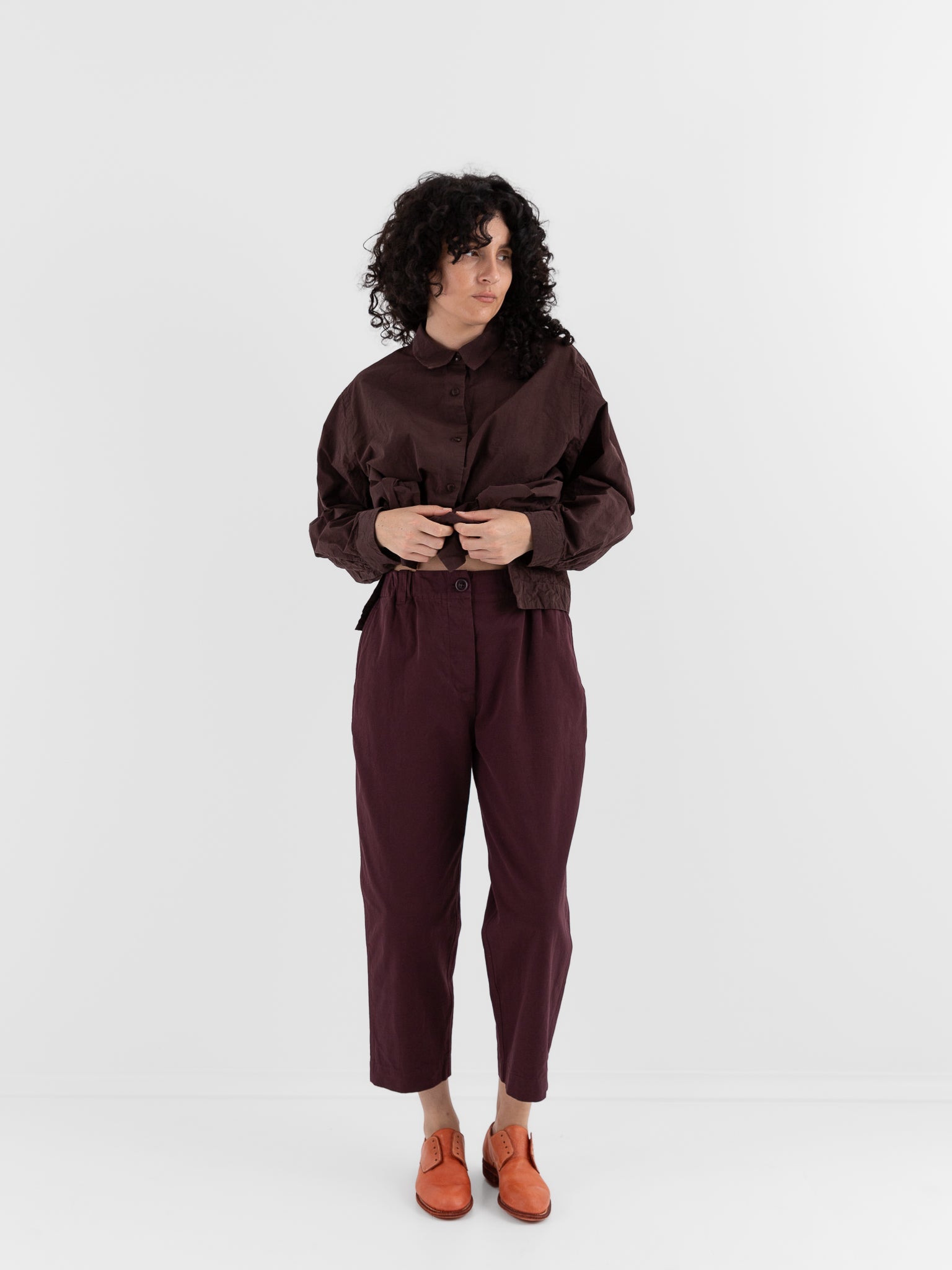 Casey Casey Warren Pant in Mahogany - CASEY CASEY at Worthwhile - shop PANT
