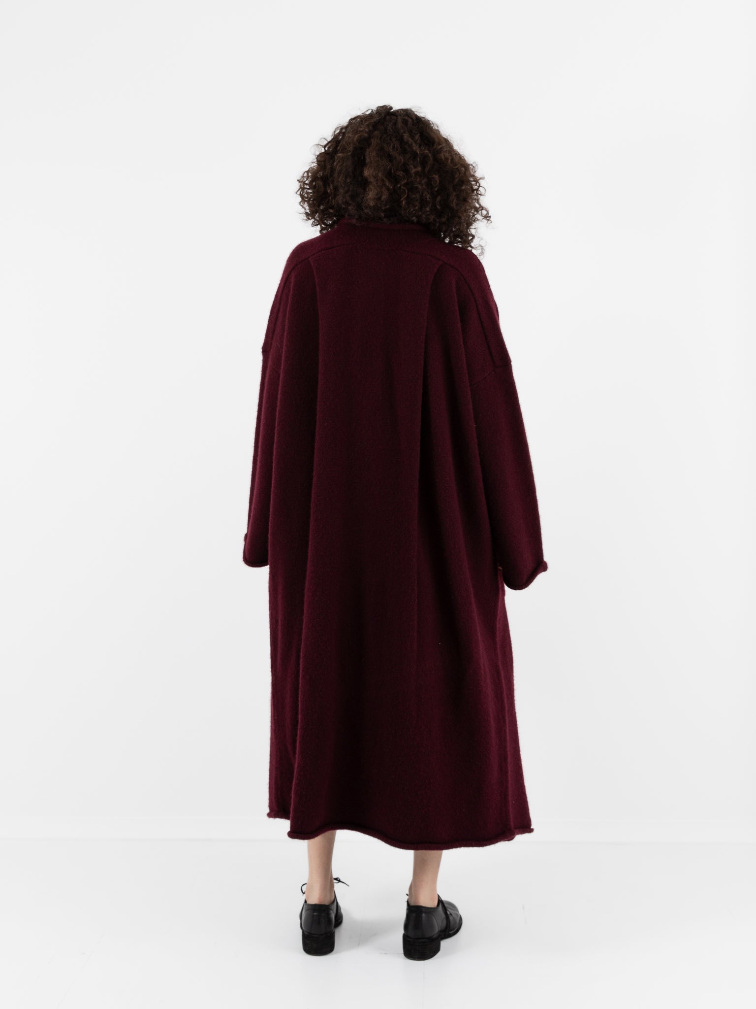 Casey Casey Softy Coat in Prune - CASEY CASEY at Worthwhile - shop COAT