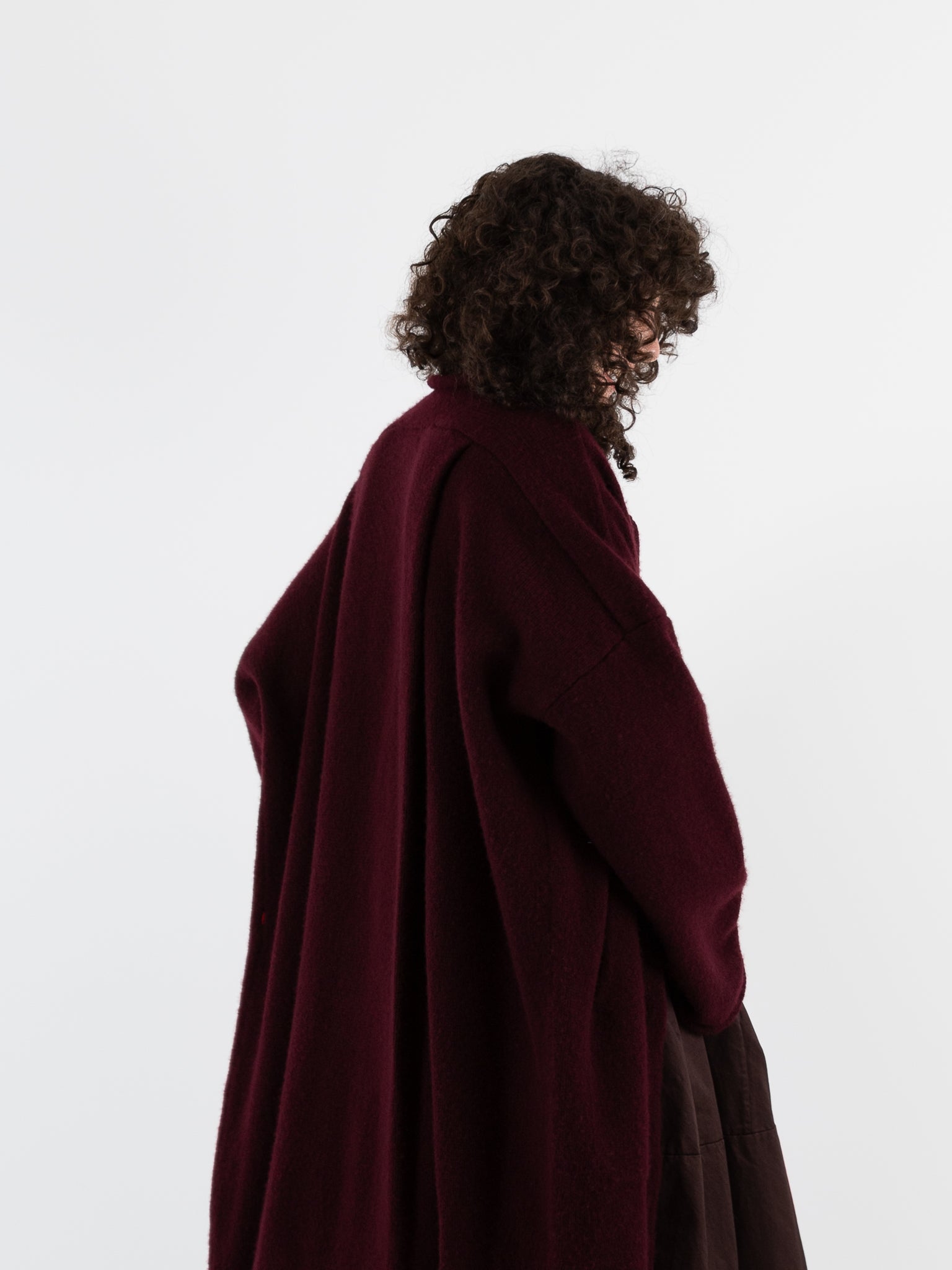 Casey Casey Softy Coat in Prune - CASEY CASEY at Worthwhile - shop COAT