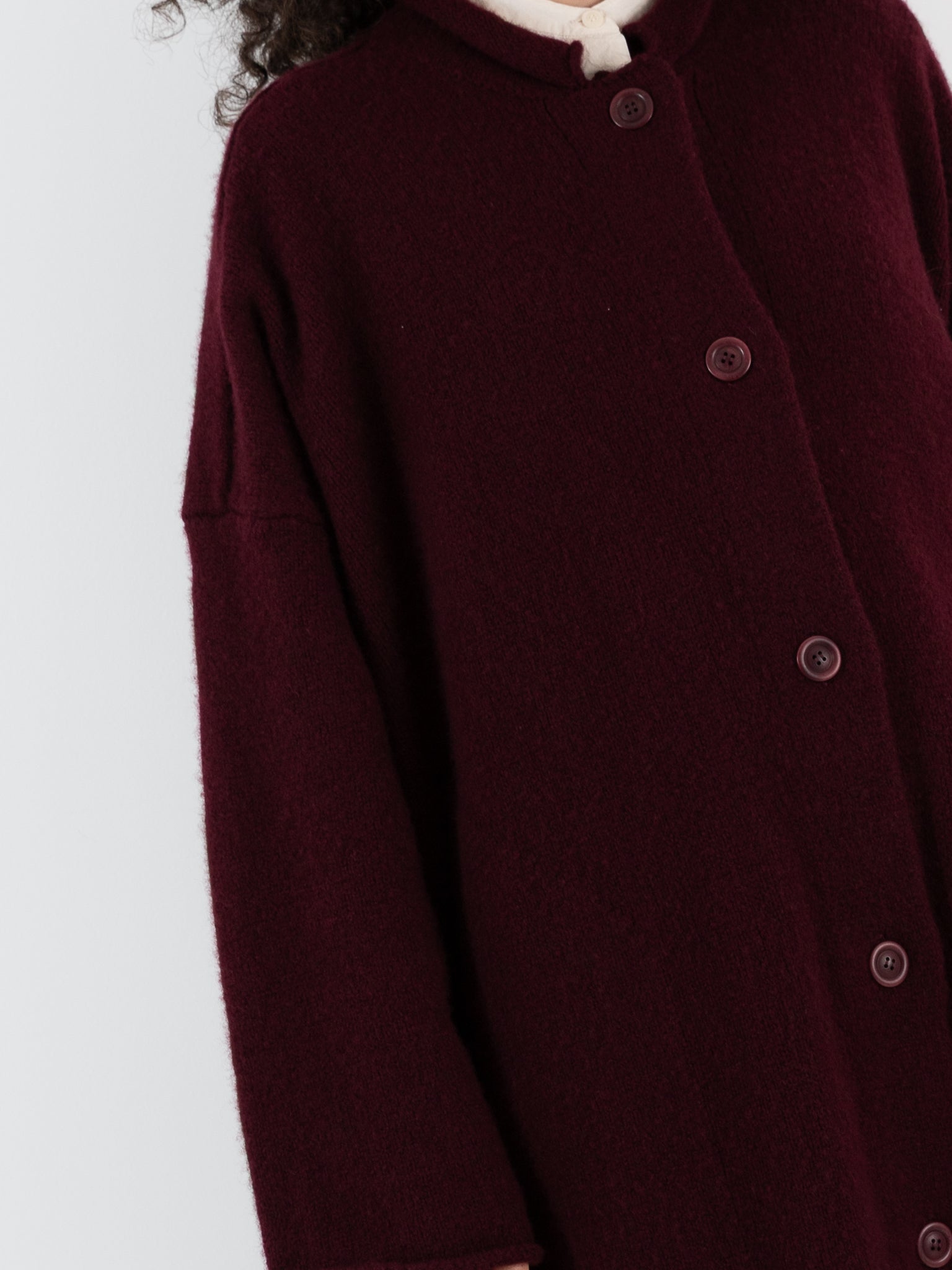 Casey Casey Softy Coat in Prune - CASEY CASEY at Worthwhile - shop COAT