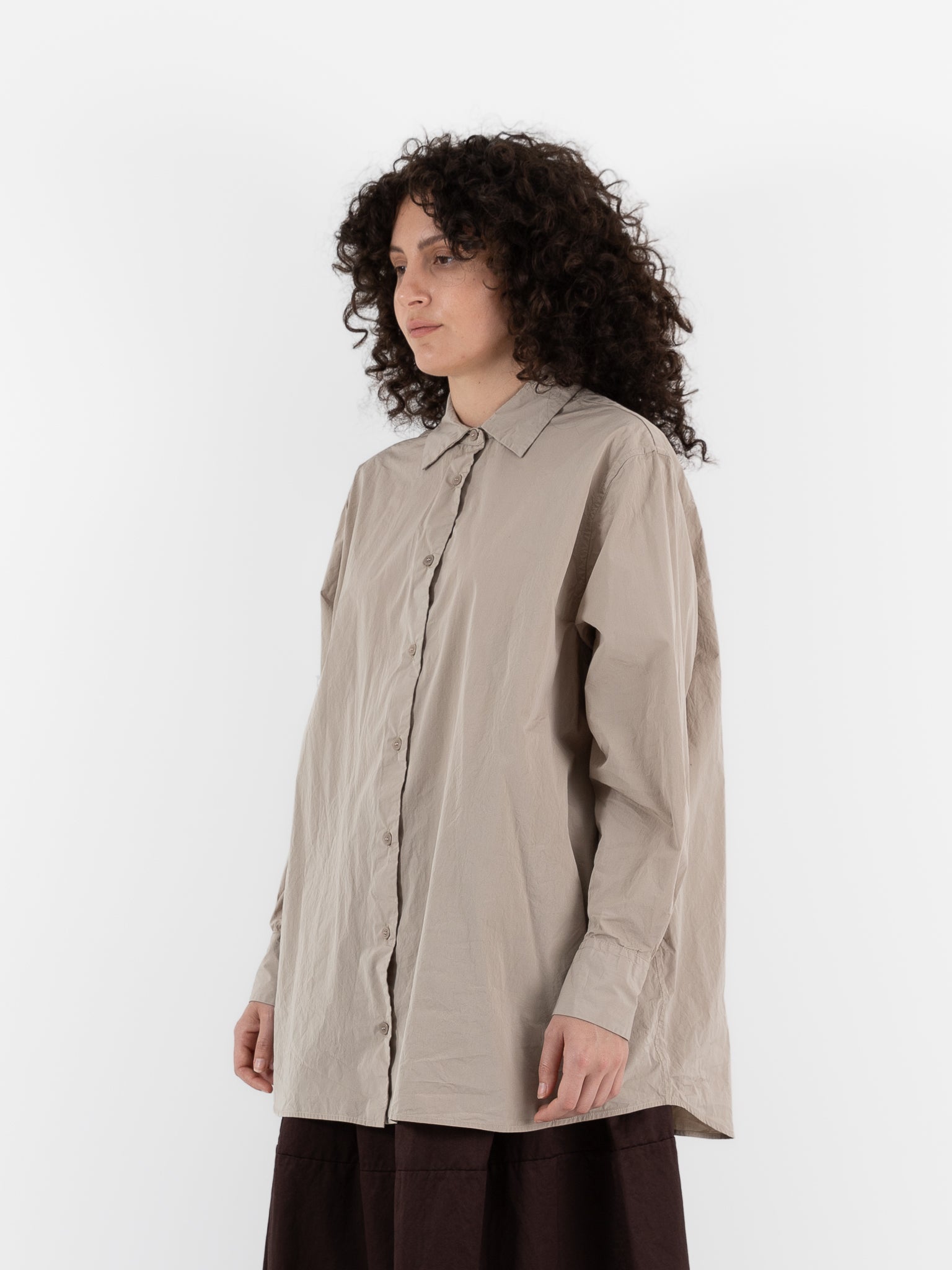 Casey Casey Pi Shirt in Mastic - CASEY CASEY at Worthwhile - shop TOP