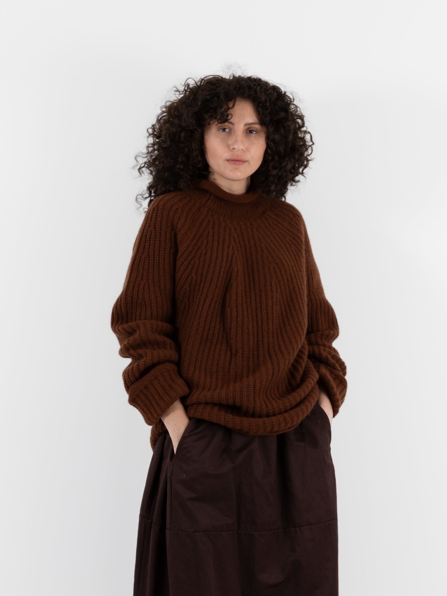 トップス CASEY CASEY 22AW HIGH NECK JUMPER Casey Casey Pannocchia Jumper at Worthwhile