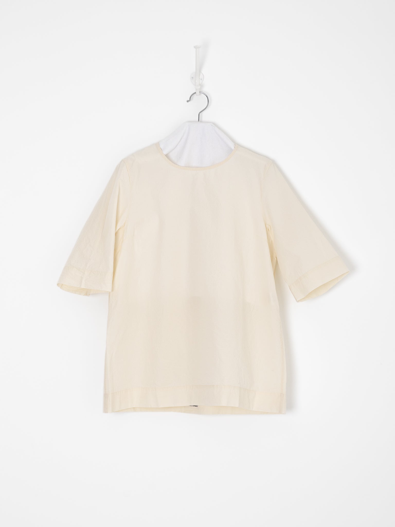 Casey Casey Simple Top in Off White at Worthwhile