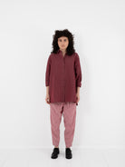 Casey Casey Pi Shirt in Wine - CASEY CASEY at Worthwhile - shop TOP