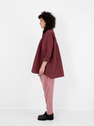 Casey Casey Pi Shirt in Wine - CASEY CASEY at Worthwhile - shop TOP