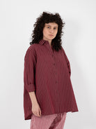 Casey Casey Pi Shirt in Wine - CASEY CASEY at Worthwhile - shop TOP