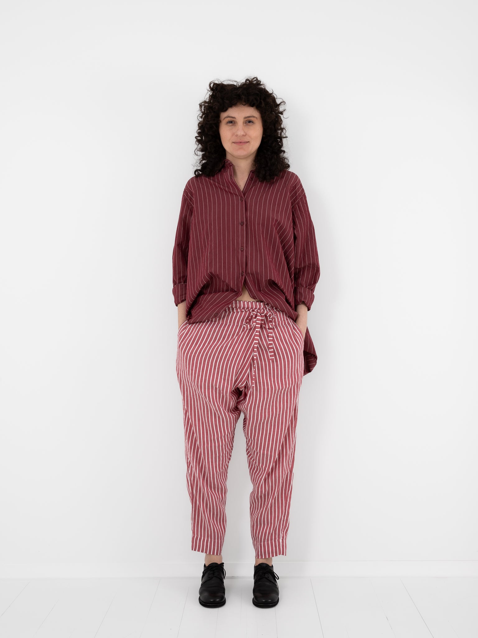 Casey Casey Tied Sarouel Pant in Stripe No. 2 - CASEY CASEY at Worthwhile - shop PANT
