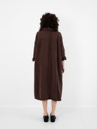 Casey Casey Yuki Dress in Brown - CASEY CASEY at Worthwhile - shop DRESS