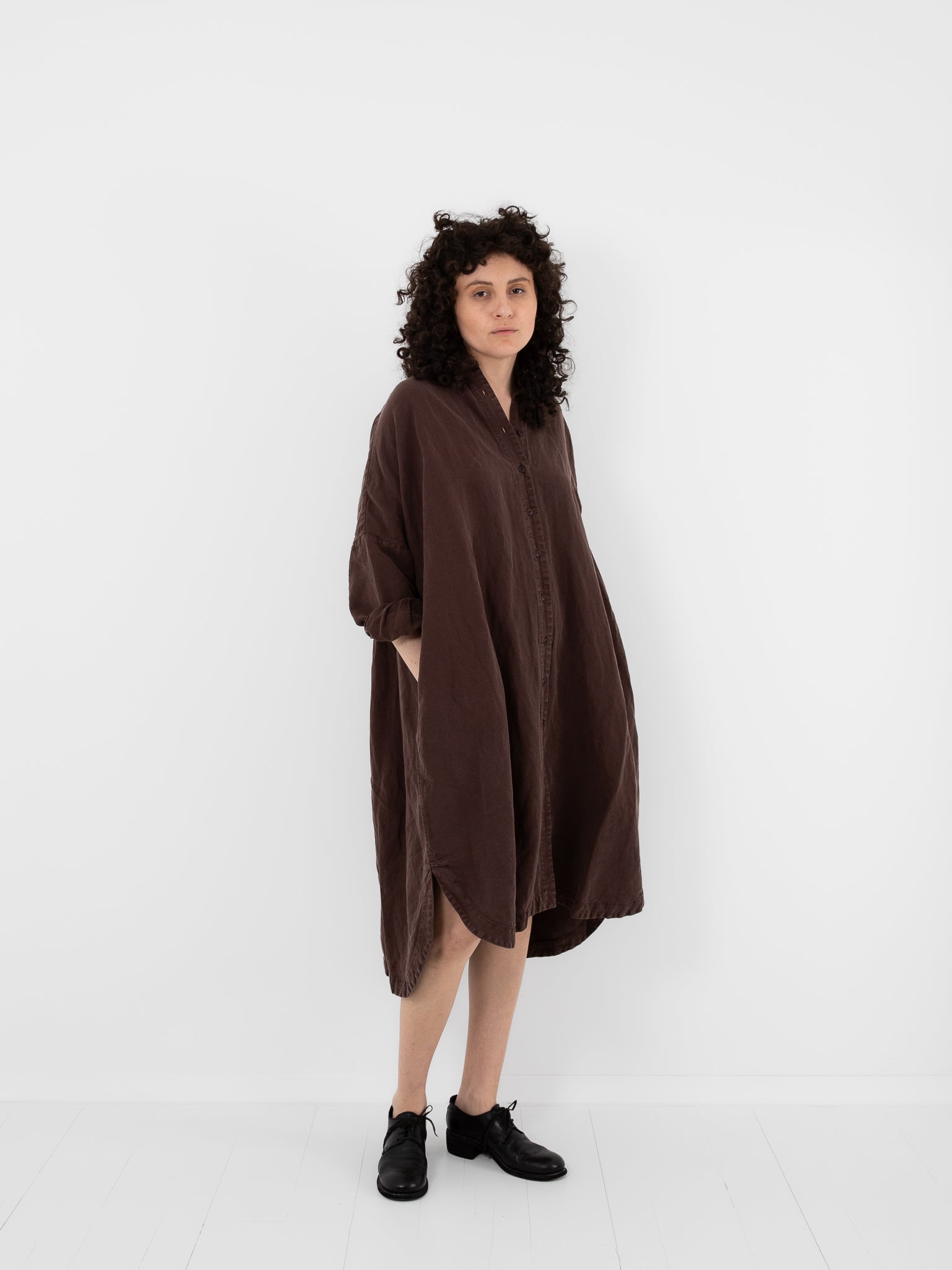 Casey Casey Yuki Dress in Brown - CASEY CASEY at Worthwhile - shop DRESS